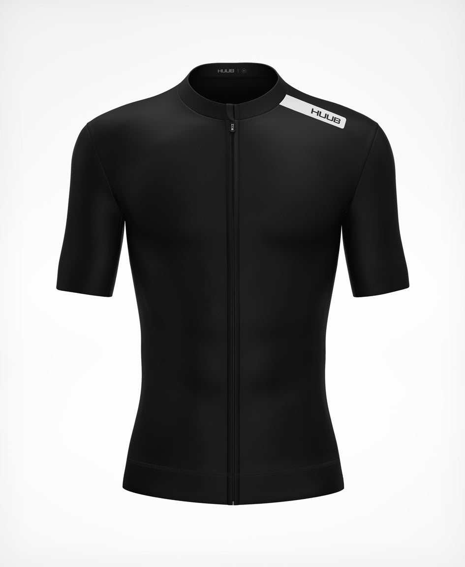 Attain Short Sleeve Jersey Black – HUUB Design - Main Image