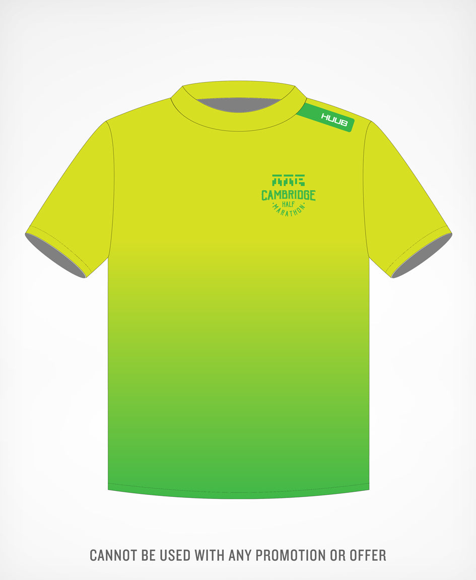 Cambridge Half Technical T-Shirt Yellow/Green 2025 - Men's