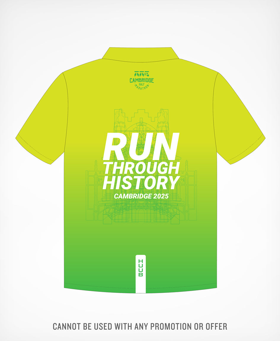 Cambridge Half Technical T-Shirt Yellow/Green 2025 - Men's