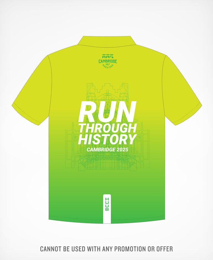Cambridge Half Technical T-Shirt Yellow/Green 2025 - Men's