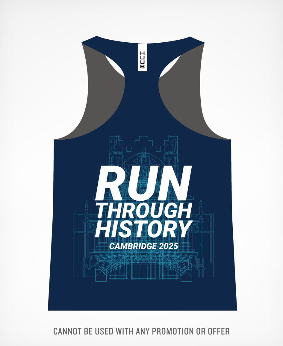 Cambridge Half Run Vest Navy 2025 - Men's