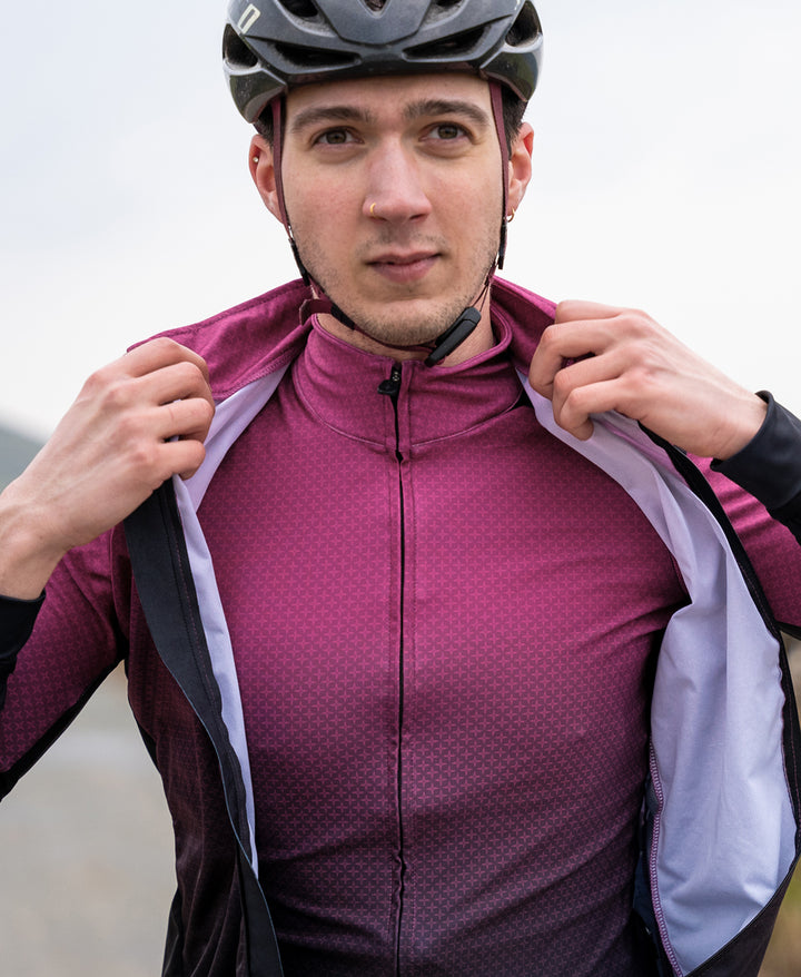 Core 4 Cycling Gilet Burgundy - Men's