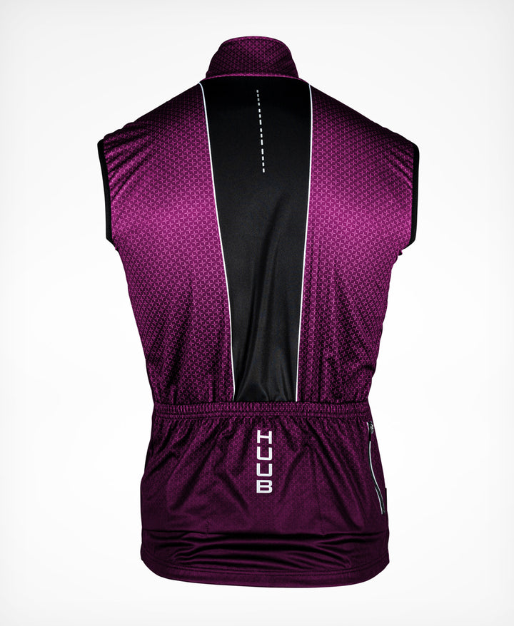 Core 4 Cycling Gilet Burgundy - Men's