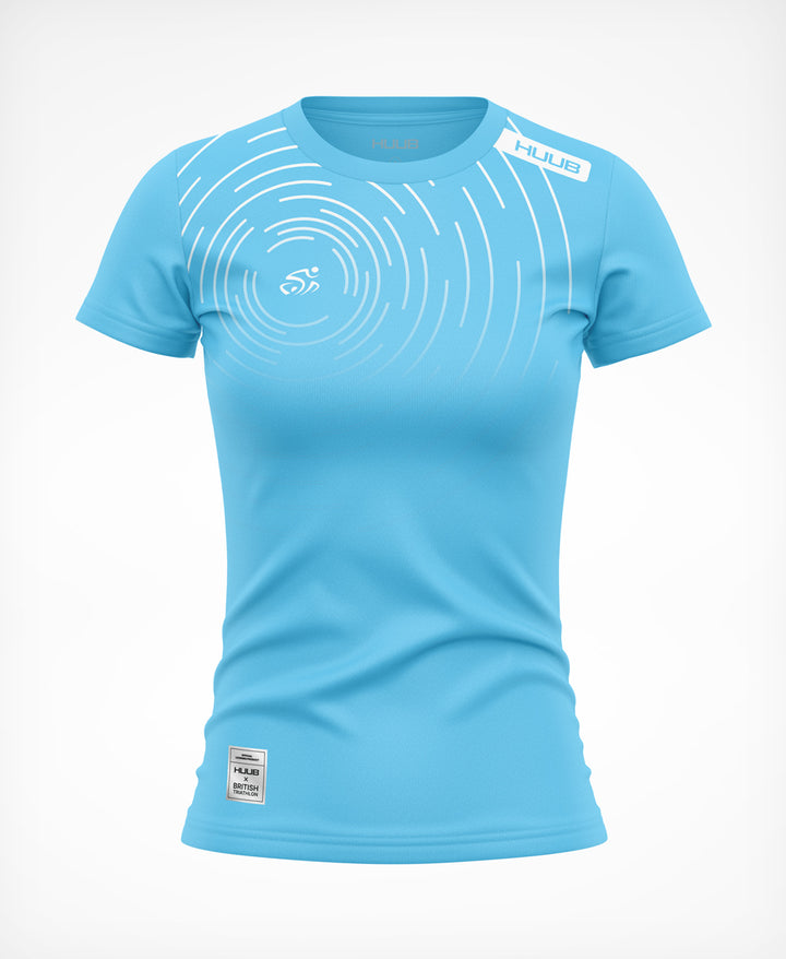 HUUB X British Triathlon Tech T-Shirt - Light Blue