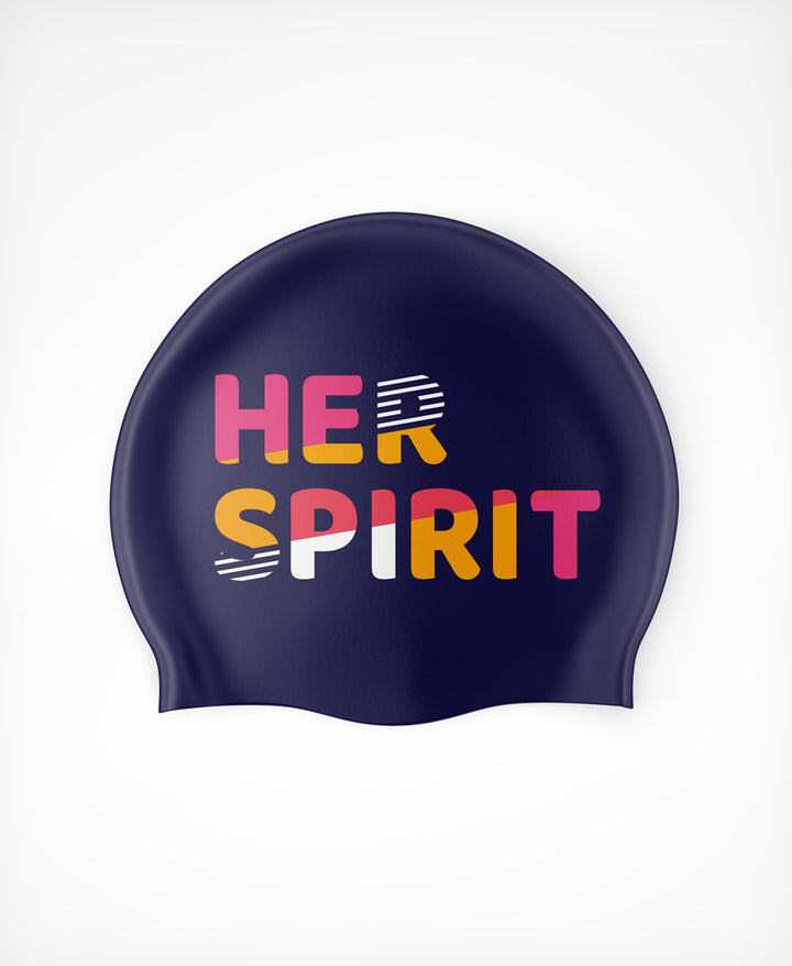 Her Spirit Swim Cap - Patchwork