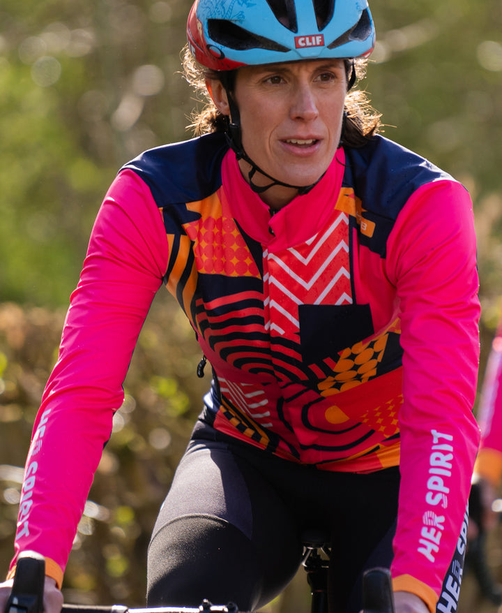 Her Spirit Thermal Long Sleeve Jersey Patchwork - Women's