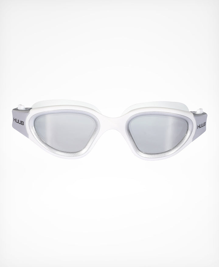 Mirage Swim Goggle - White / Silver Mirror