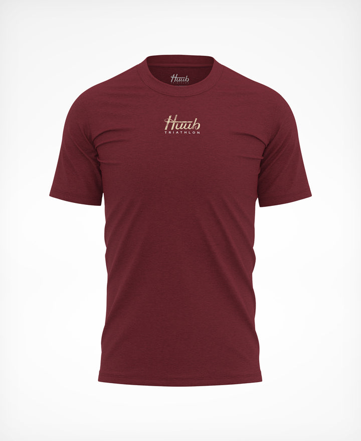 Tri Or Die T-Shirt Maroon