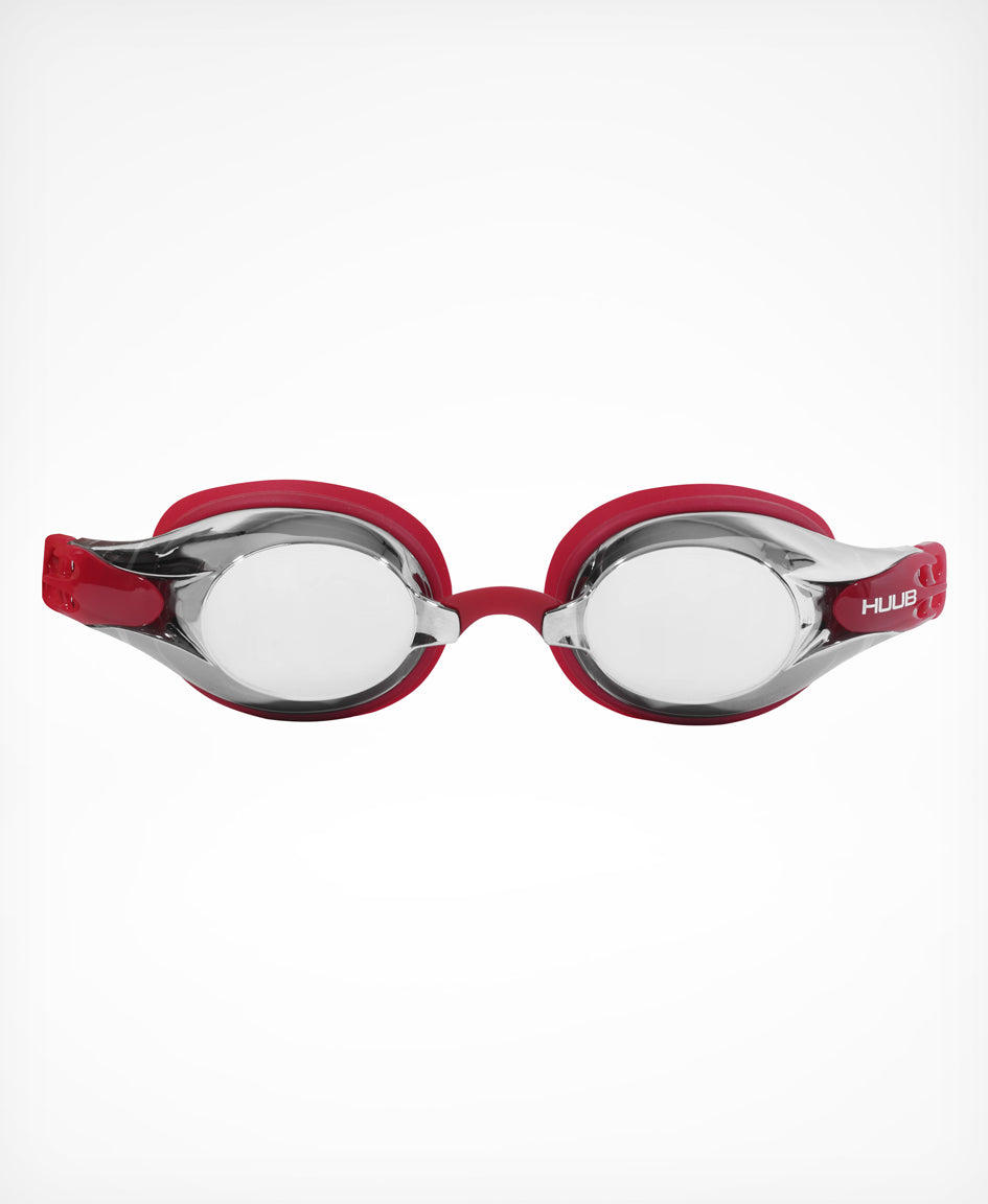 red swimming goggles Varga II Race Goggle
