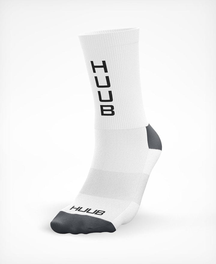 HUUB Cycling Sock - White