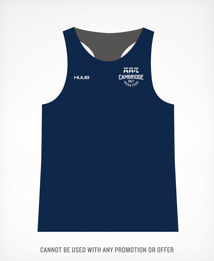 Cambridge Half Run Vest Navy 2025 - Men's