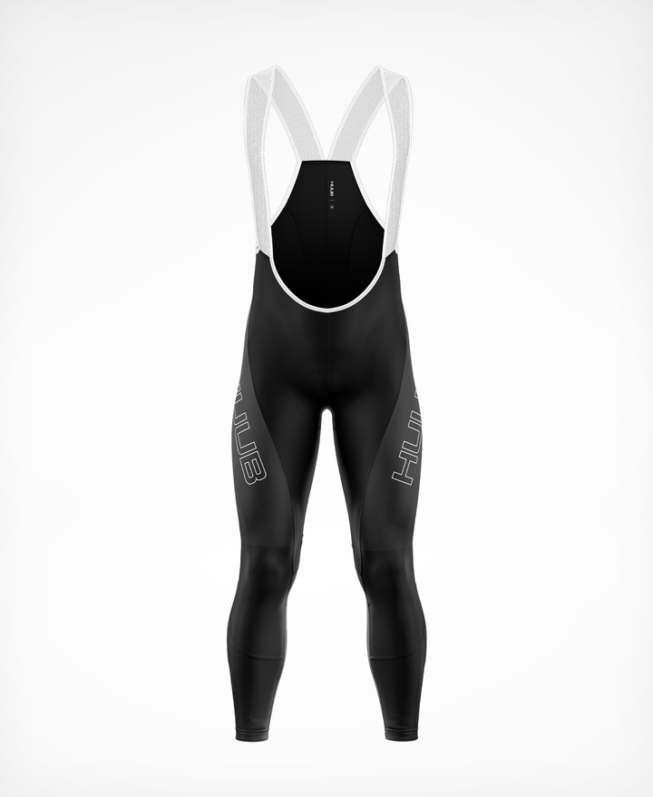 Peaks Radsport Thermal Trägerhose Schwarz - Men's