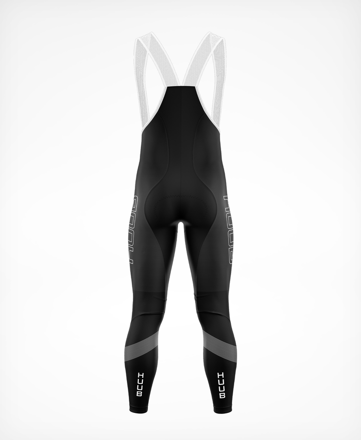 Peaks Radsport Thermal Trägerhose Schwarz - Men's