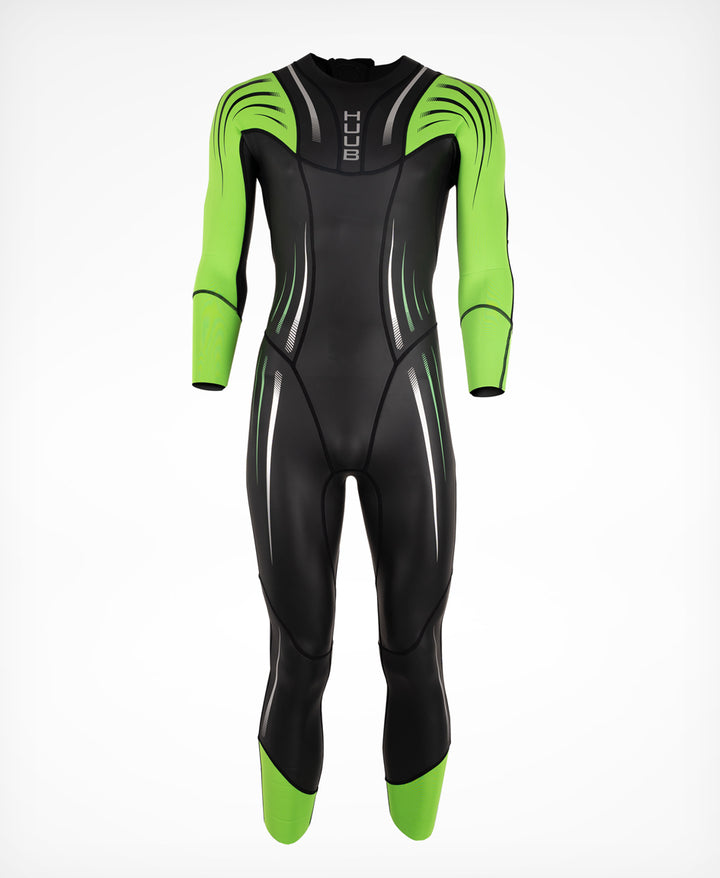 Surface Neoprenanzug Fluo Grün - Herren