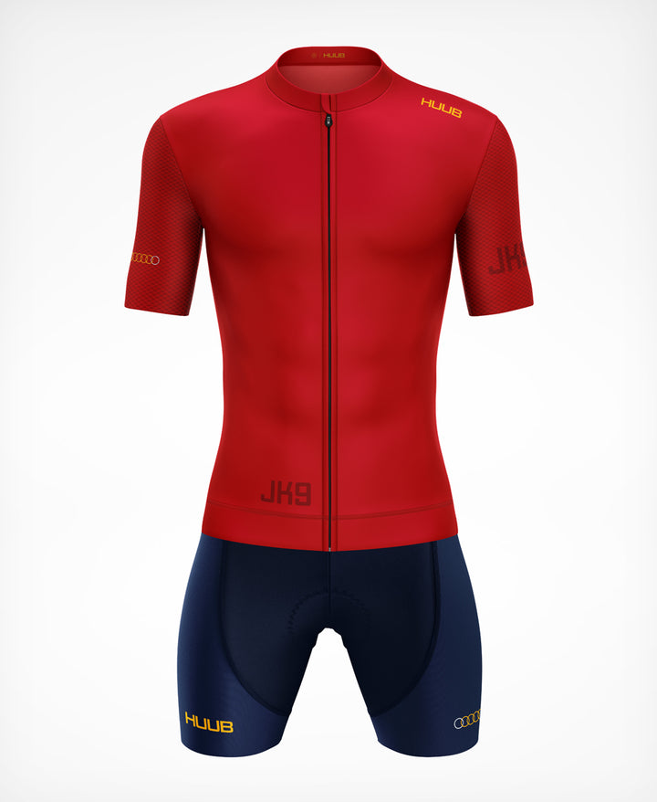 JK9 - Jason Kenny Kurzarmtrikot Cherry Red - Herren