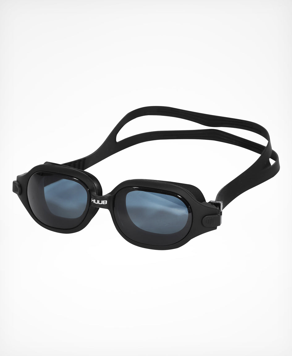 Retro Schwimmbrille Schwarz