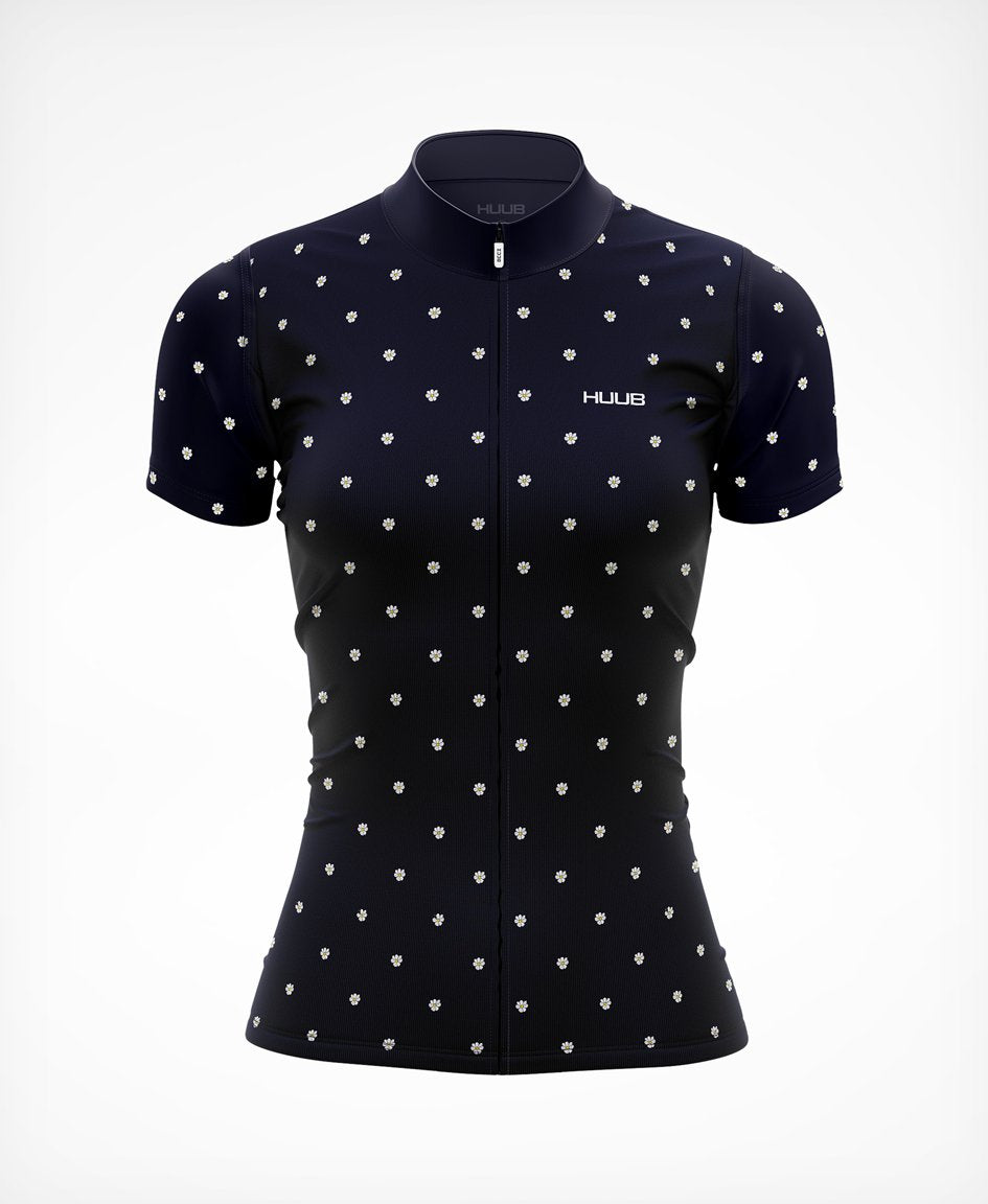 La Fleur Jersey Navy Blumen - Größe XL