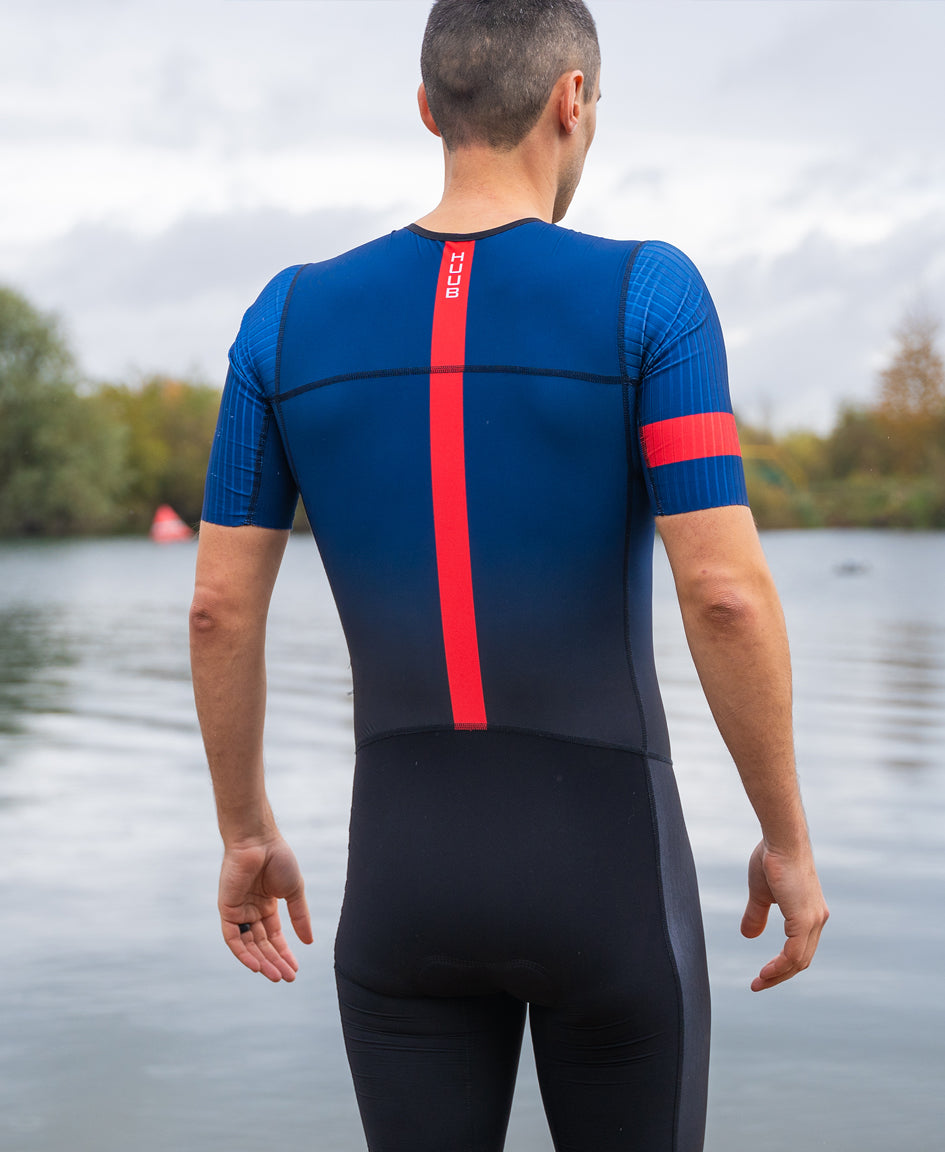 4882 Pro Aero Open Zip Tri Suit - Men's