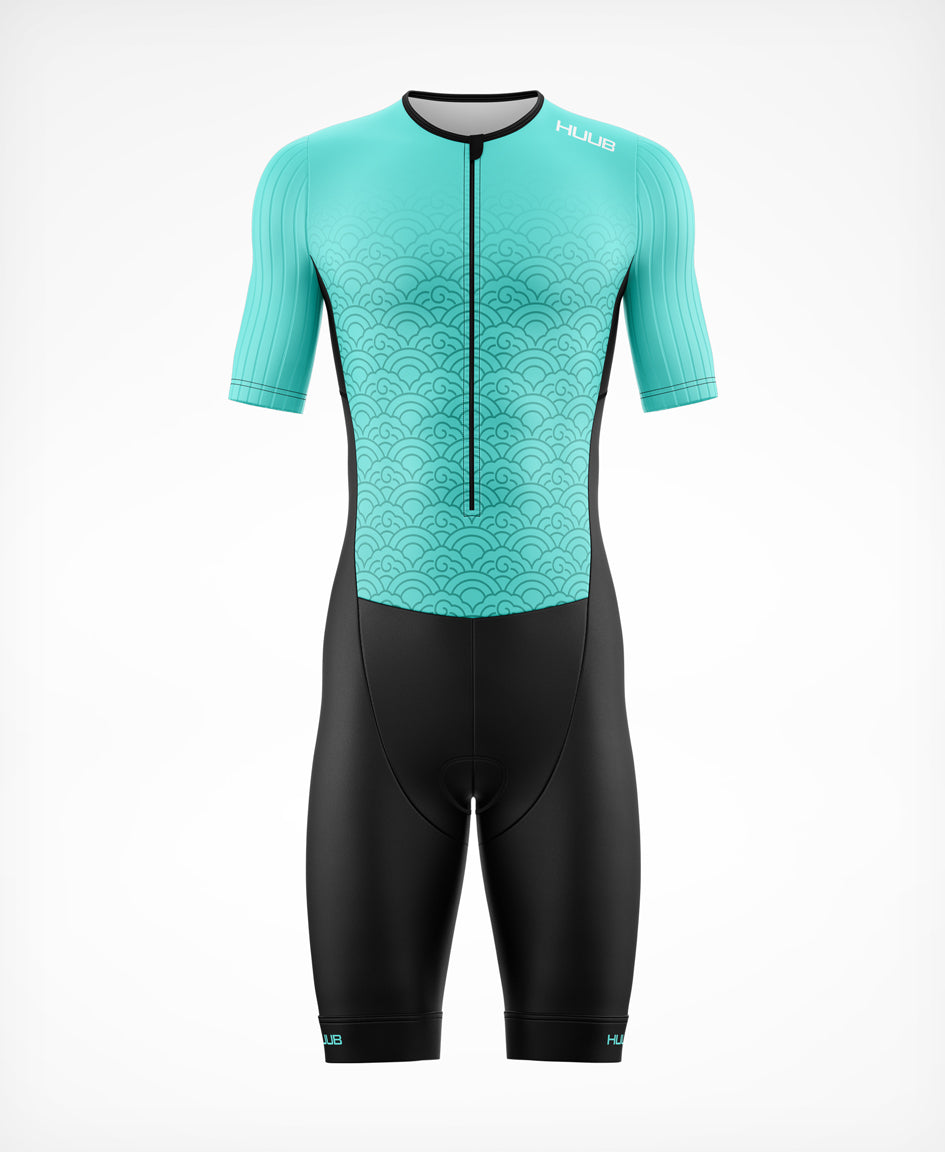 4ME Long Course Tri Suit Green - Women's