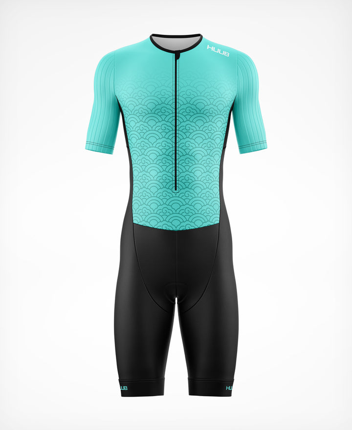 4ME Long Course Tri Suit Green - Women's