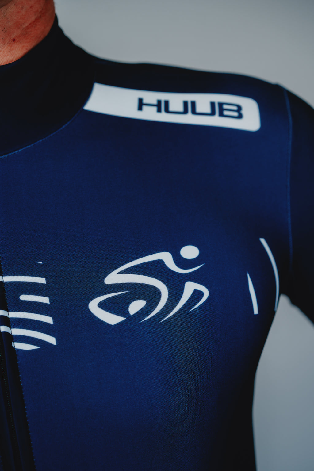 HUUB X British Triathlon Langarm-Trikot Navy – Herren