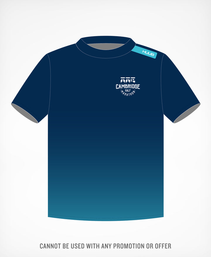 Cambridge Half Technical T-Shirt Navy - Men's