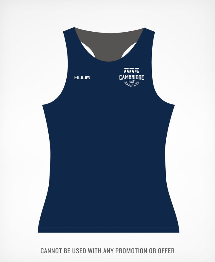 Cambridge Half Run Vest Navy - Women's
