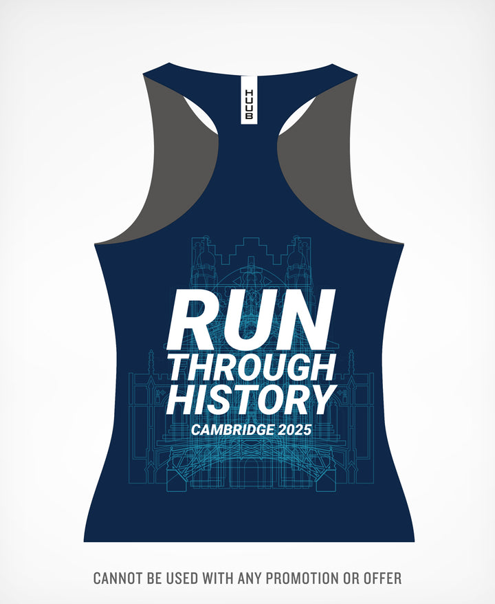 Cambridge Half Run Vest Navy - Women's
