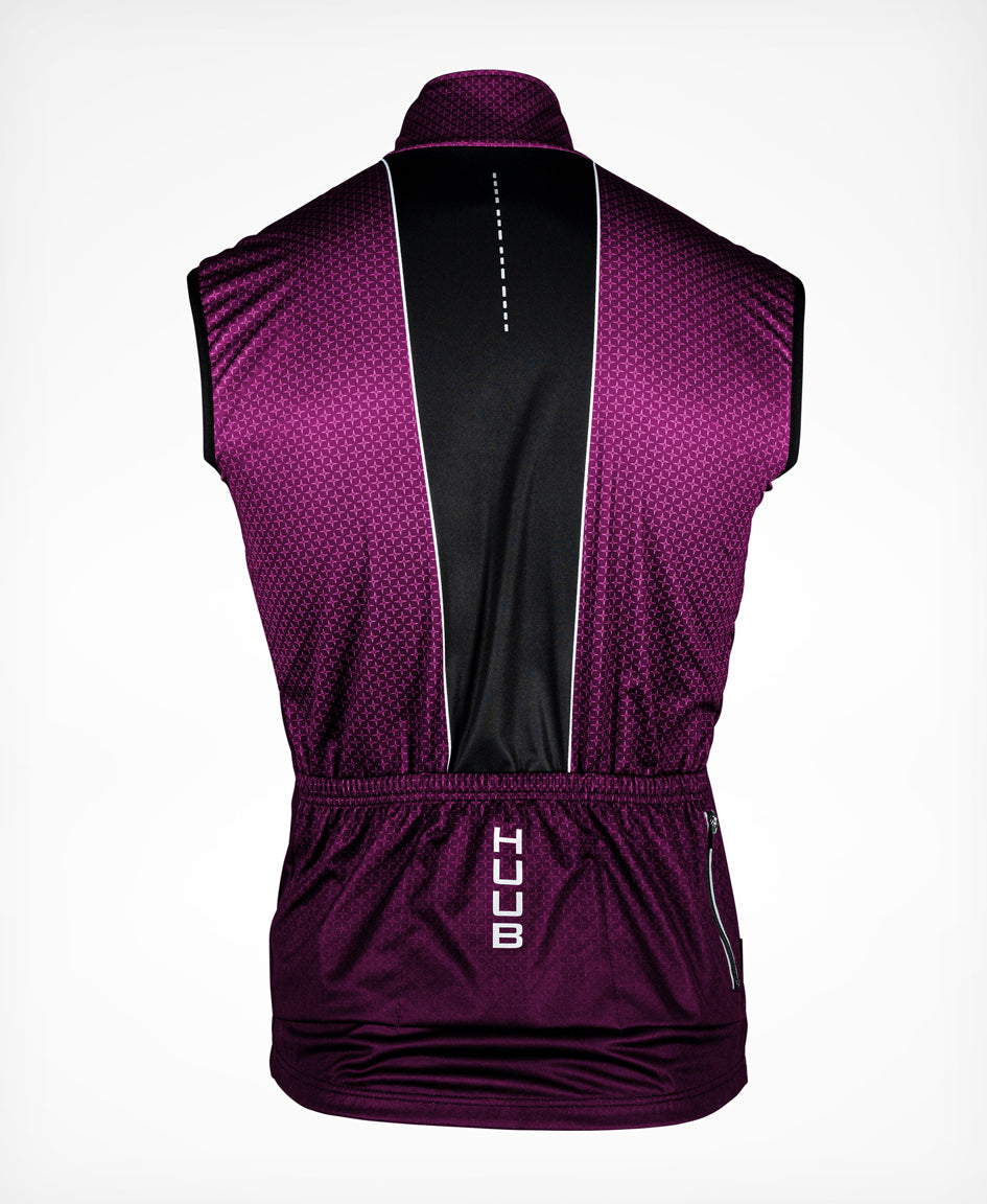 ウィルフリー warm touch over size gilet set up Women's Universality Stow Away Gilet - Violet – hypersupp.