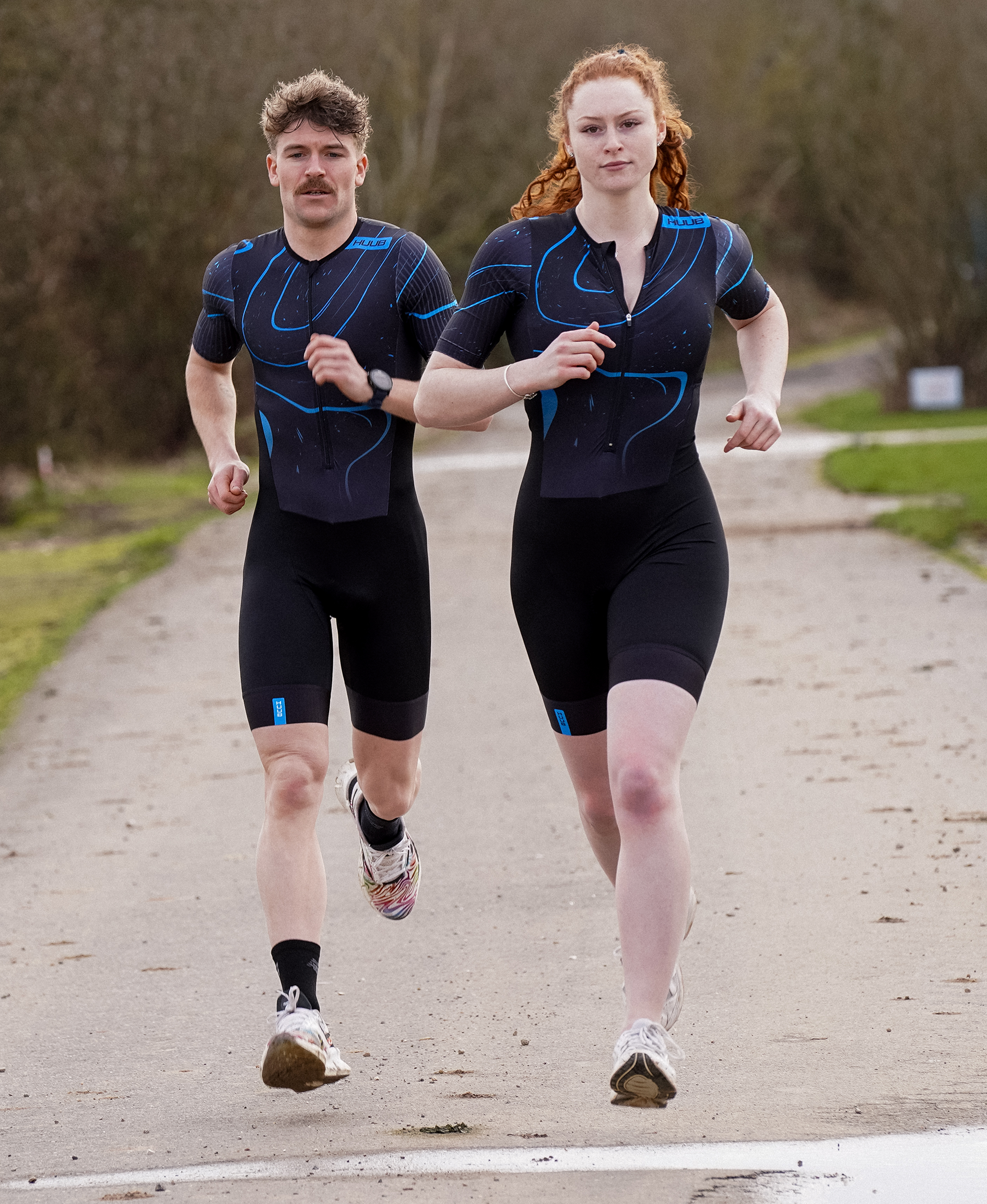 Core Aero Triathlonanzug – Blau Slick