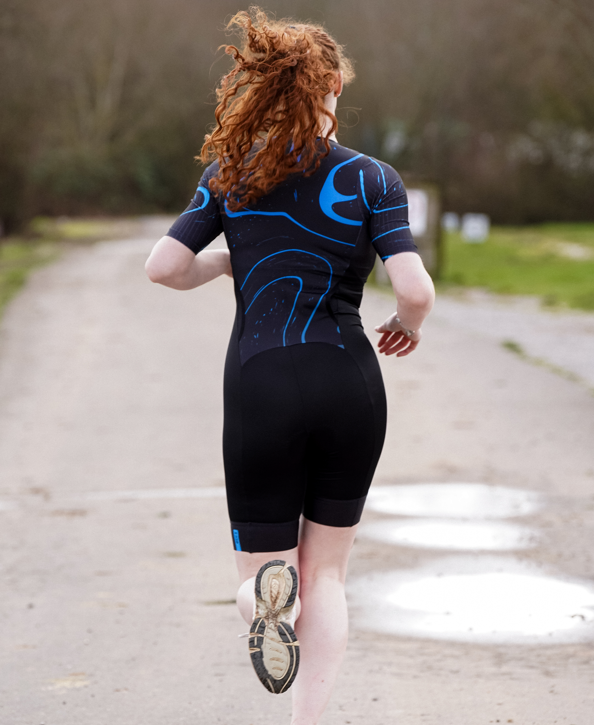 Core Aero Tri Suit Blue Slick - Women's