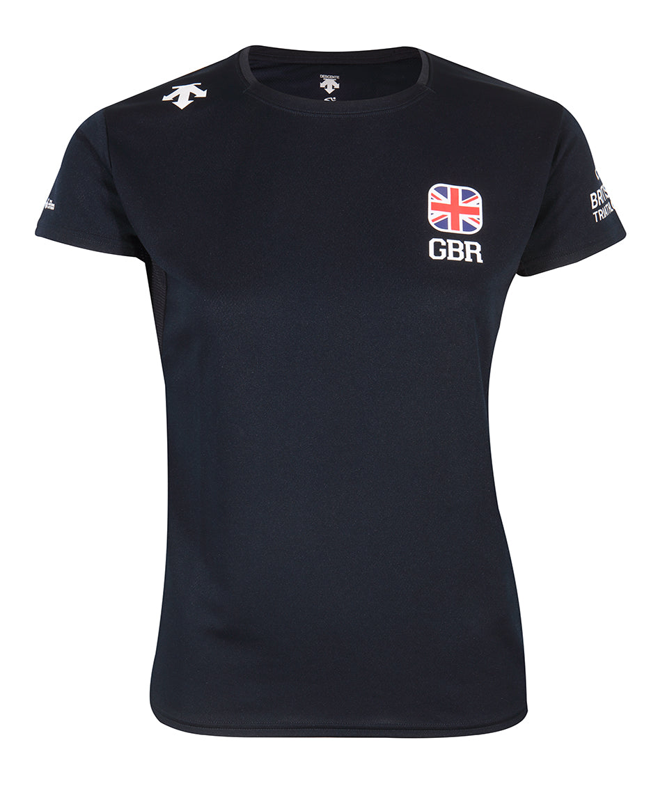Women's Running H/S Shirt - Navy