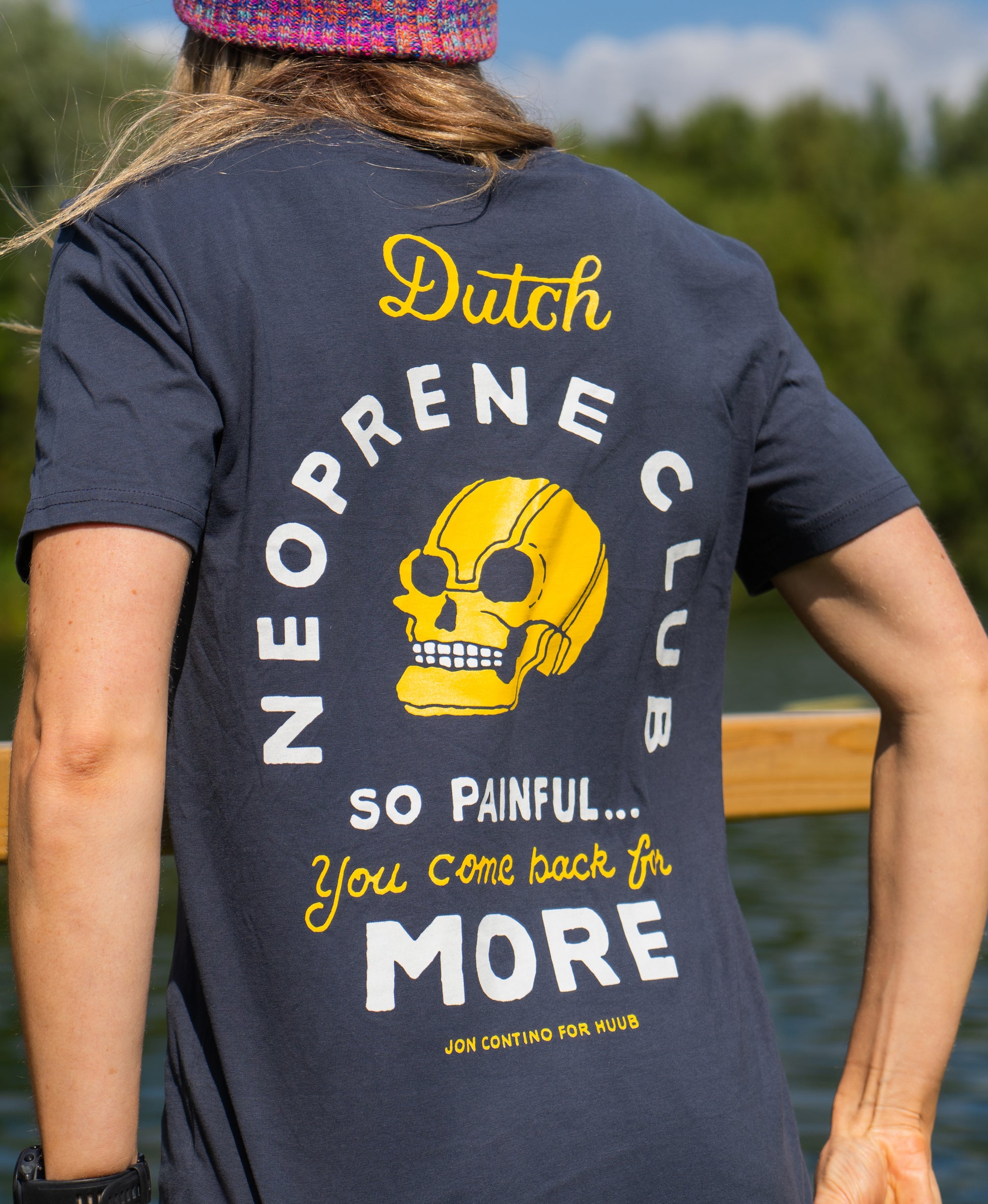 Dutch Neoprene Club T-Shirt Stahlblau