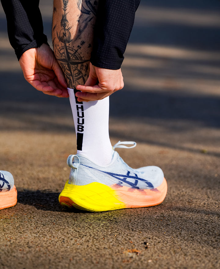 HUUB Cycling Socks - White