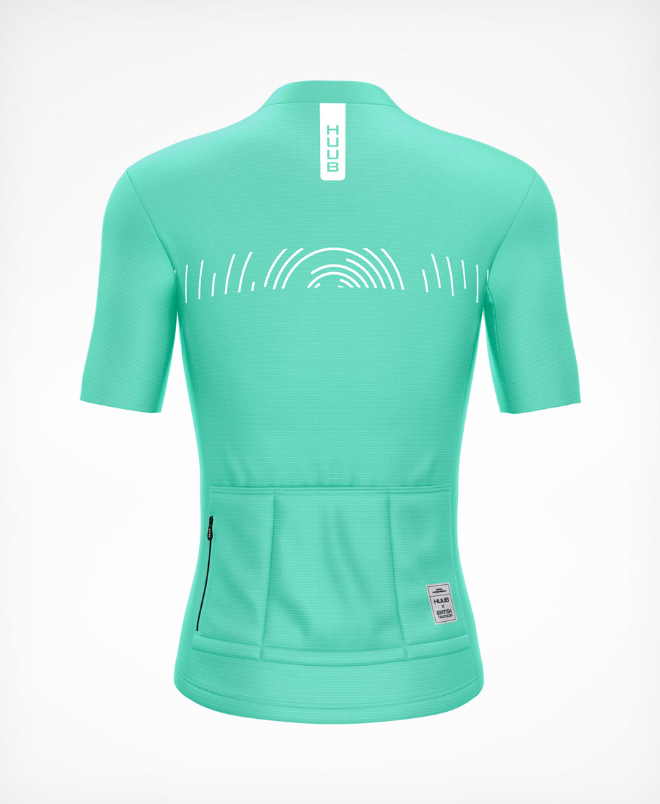 HUUB X British Triathlon Pro Jersey Green - Men's
