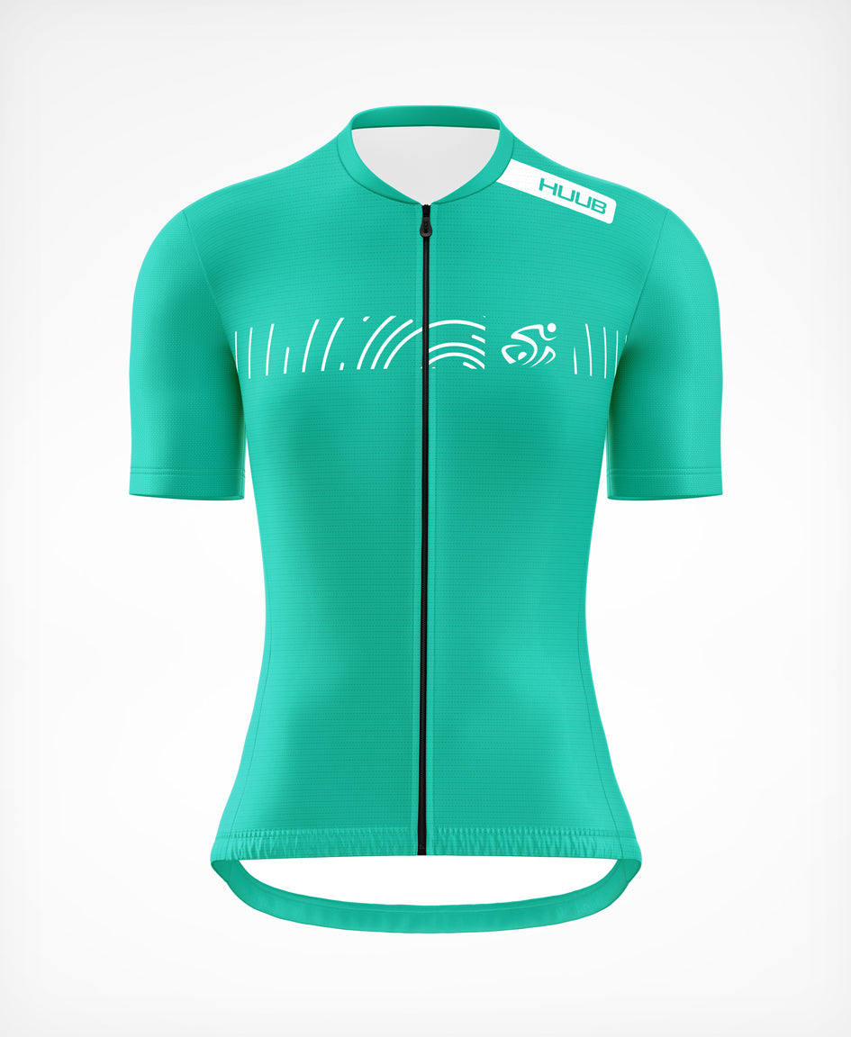 HUUB X British Triathlon Pro Jersey Green - Women's