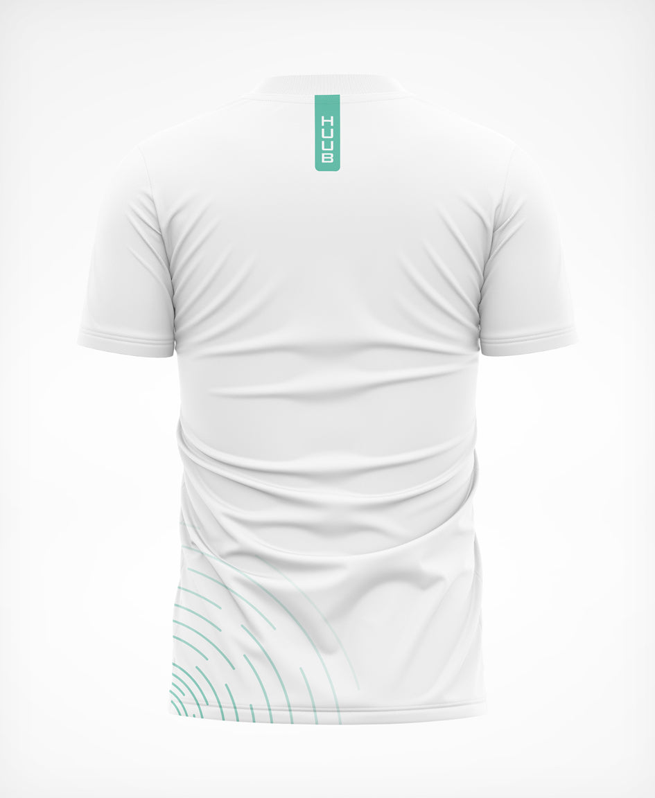 HUUB X British Triathlon Tech T-Shirt - White / Green