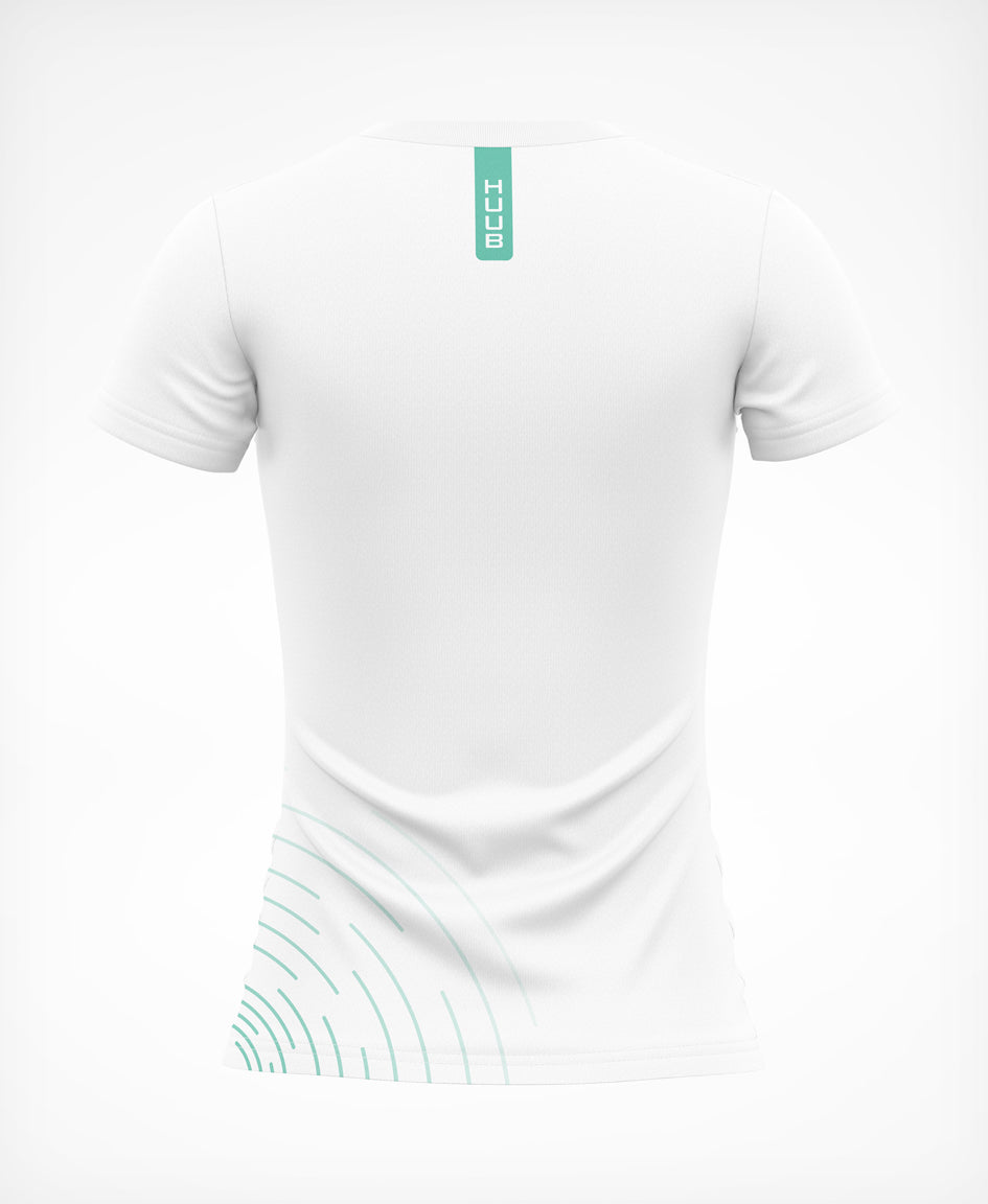HUUB X British Triathlon Tech T-Shirt - White / Green
