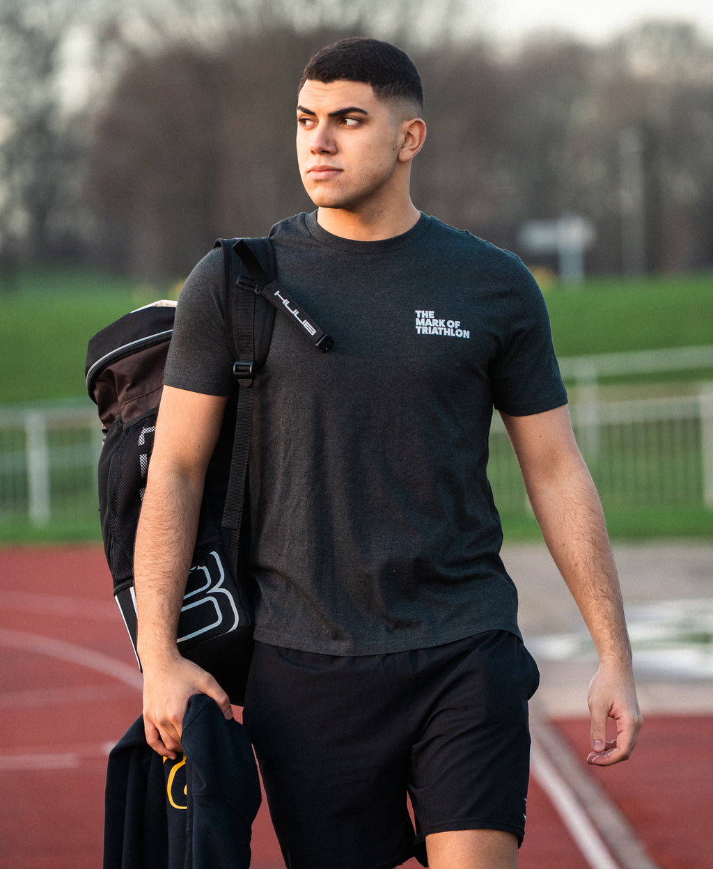 The Mark T-Shirt - Charcoal