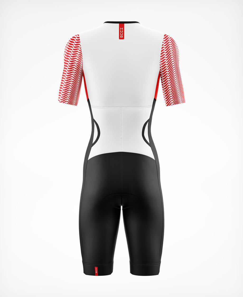 Aero Tri-Anzug Weiß/Rot – Damen