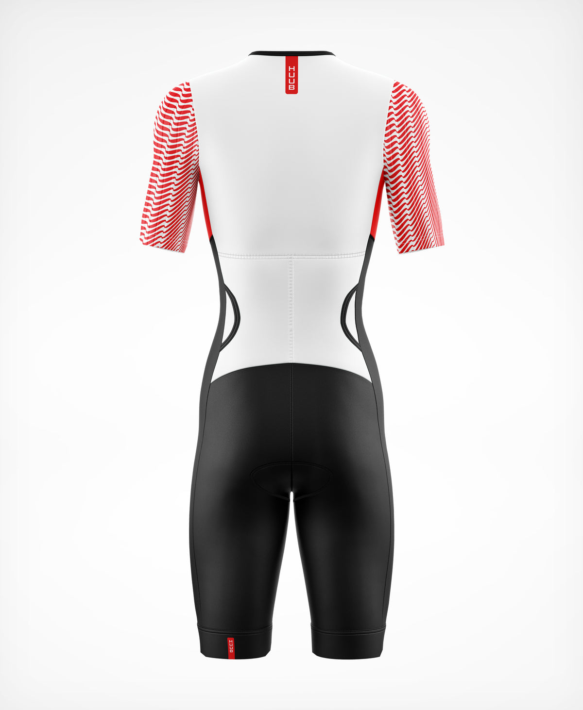 Aero Tri-Anzug Weiß/Rot – Damen