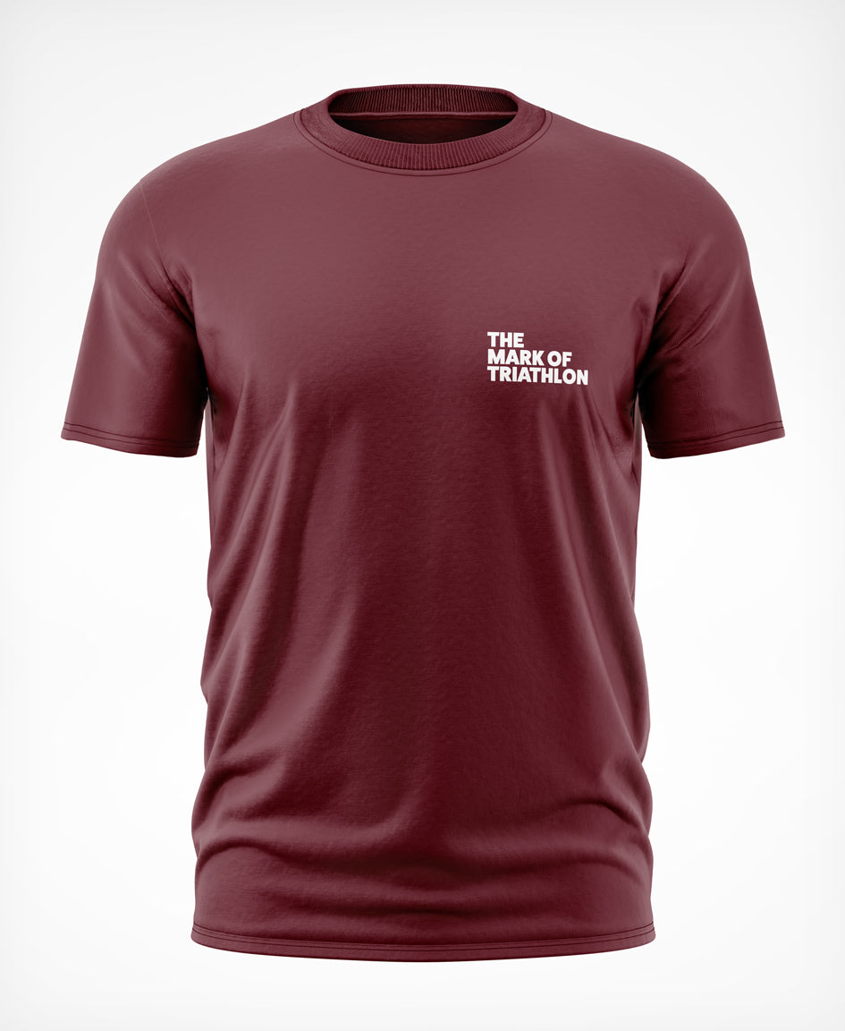 The Mark T-Shirt - Burgundy