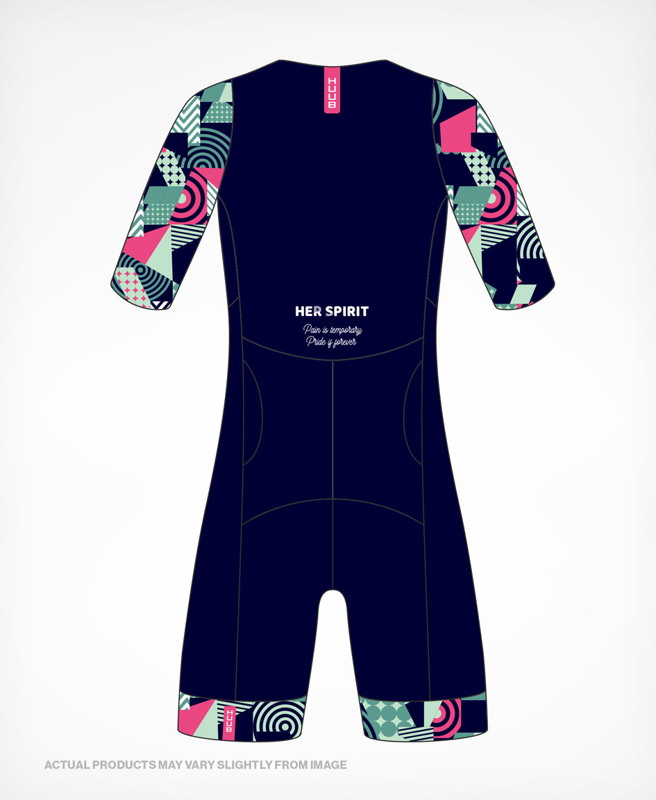 Her Spirit Trisuit Navy/Band - Women's