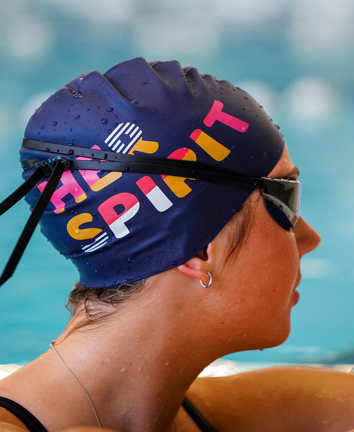 Her Spirit Swim Cap - Patchwork