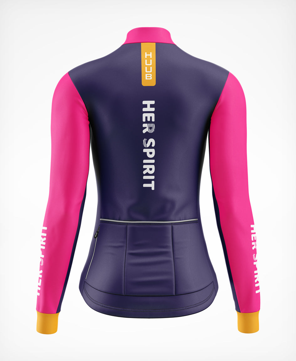 Her Spirit Thermal Long Sleeve Jersey Patchwork - Women's