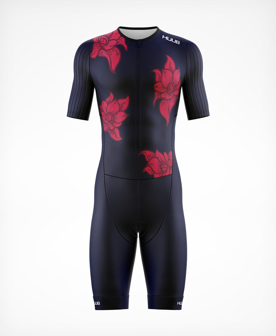 Le Grande Fleur Tri Suit Navy - Women's – HUUB Design