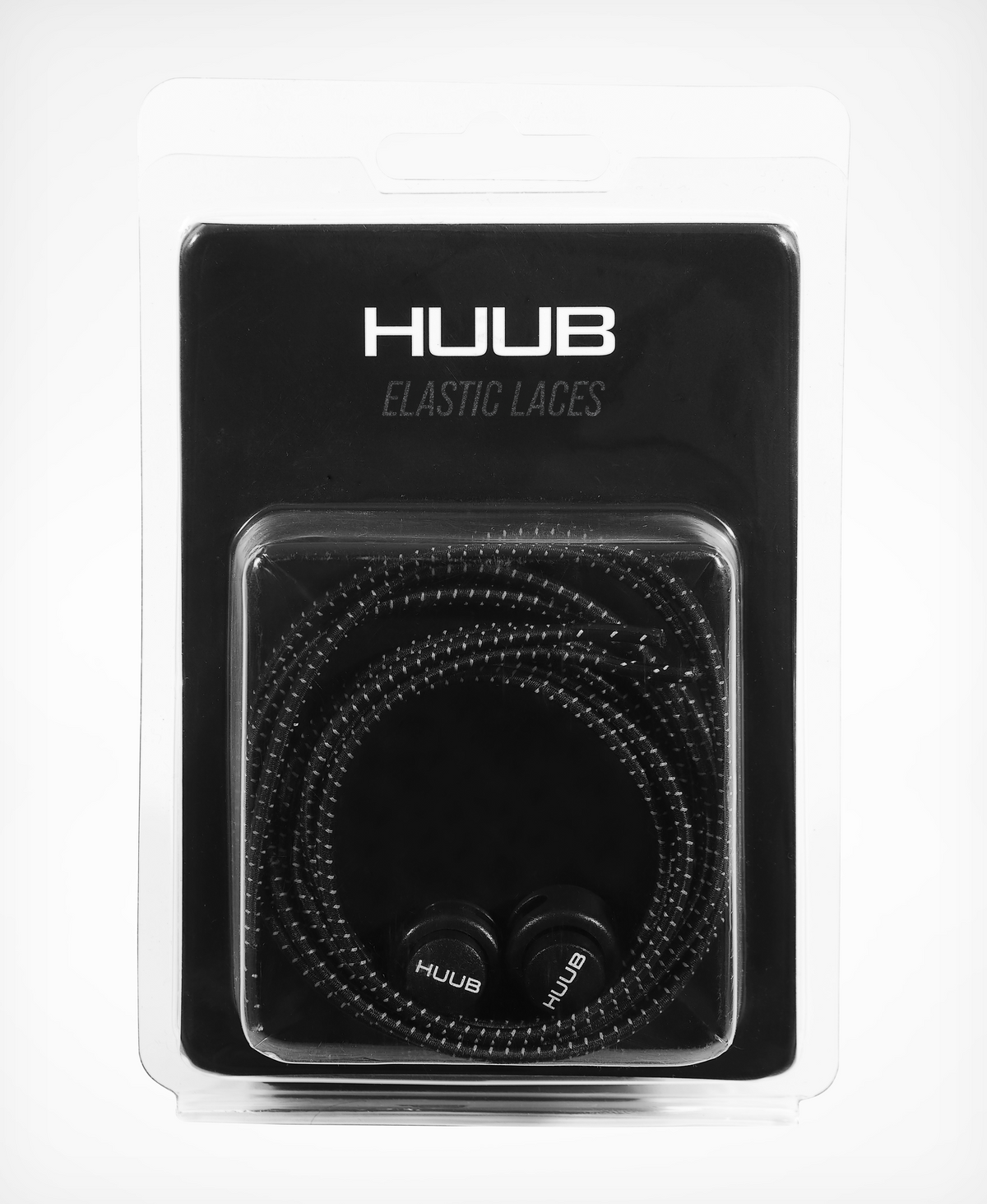 Cordones elásticos HUUB con cierres - Negro