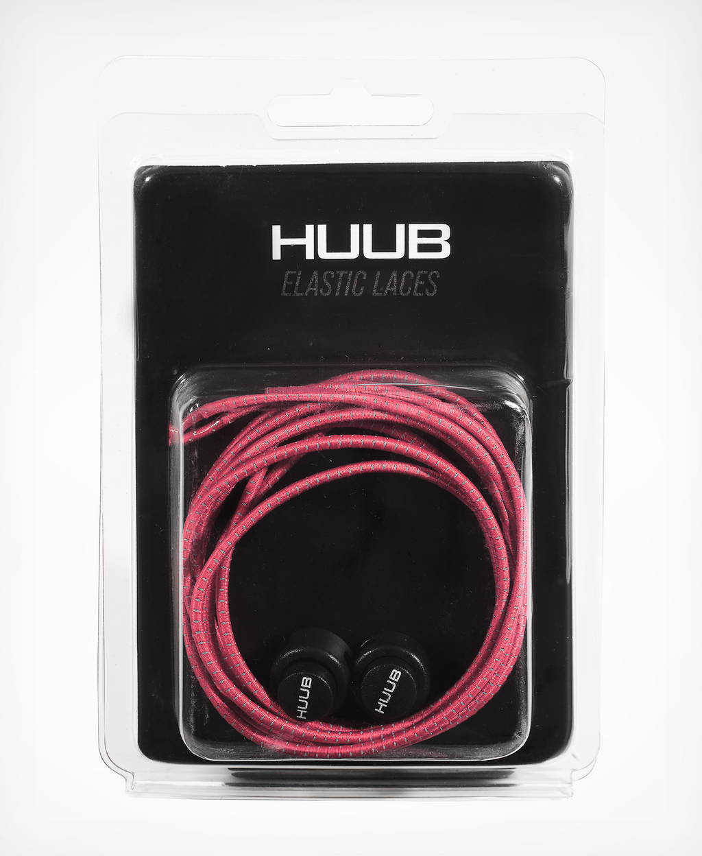 Atacadores elásticos HUUB com fechos - Coral