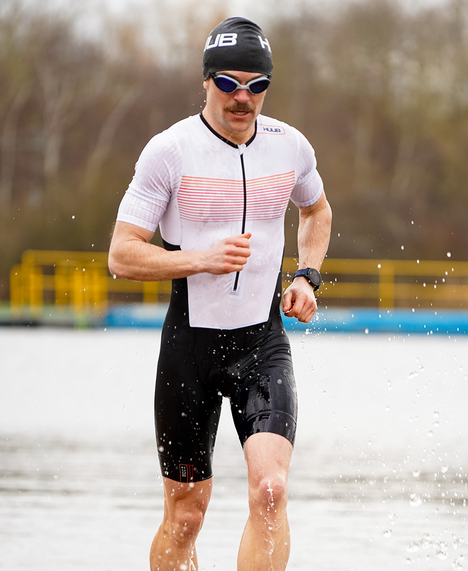 Agilis LCS Tri Suit Grey/Orange - Mens