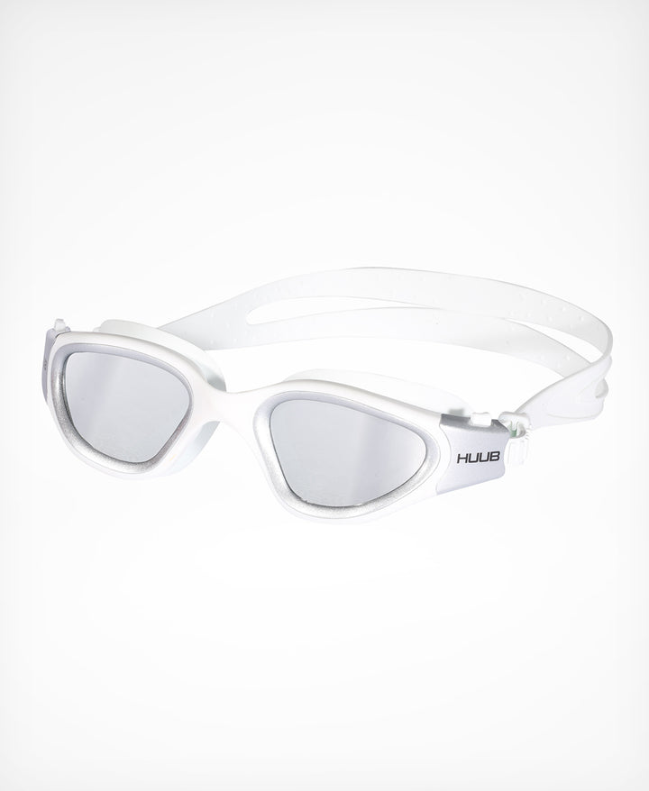 Mirage Swim Goggle - White / Silver Mirror